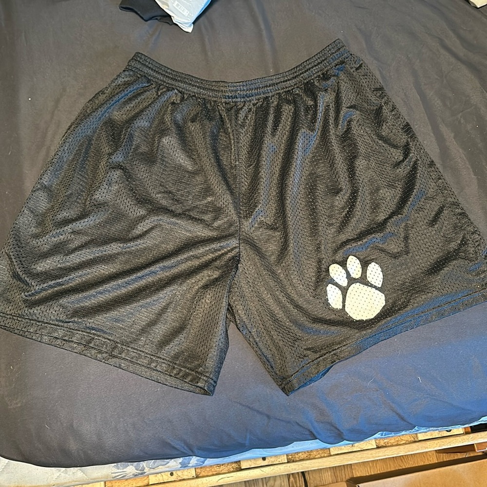Large black shorts